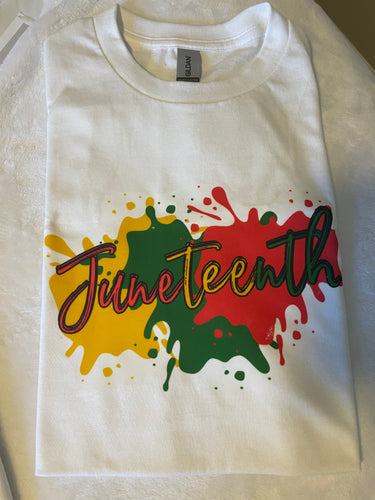 Juneteenth Paint Splash