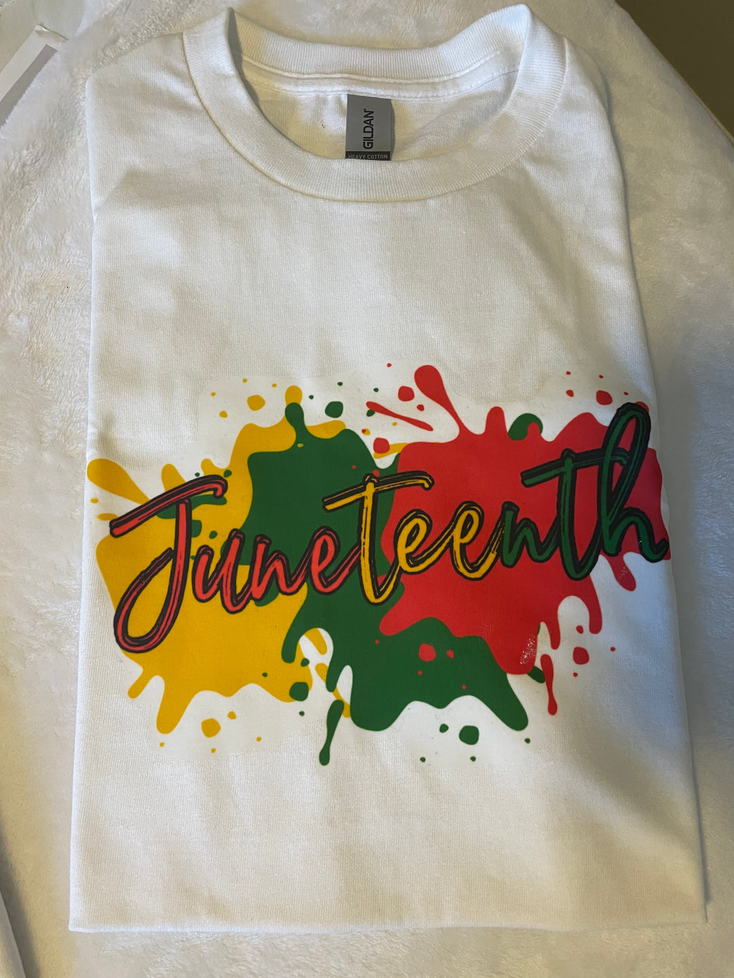 Juneteenth Paint Splash