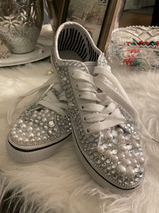 Bling low top shoes