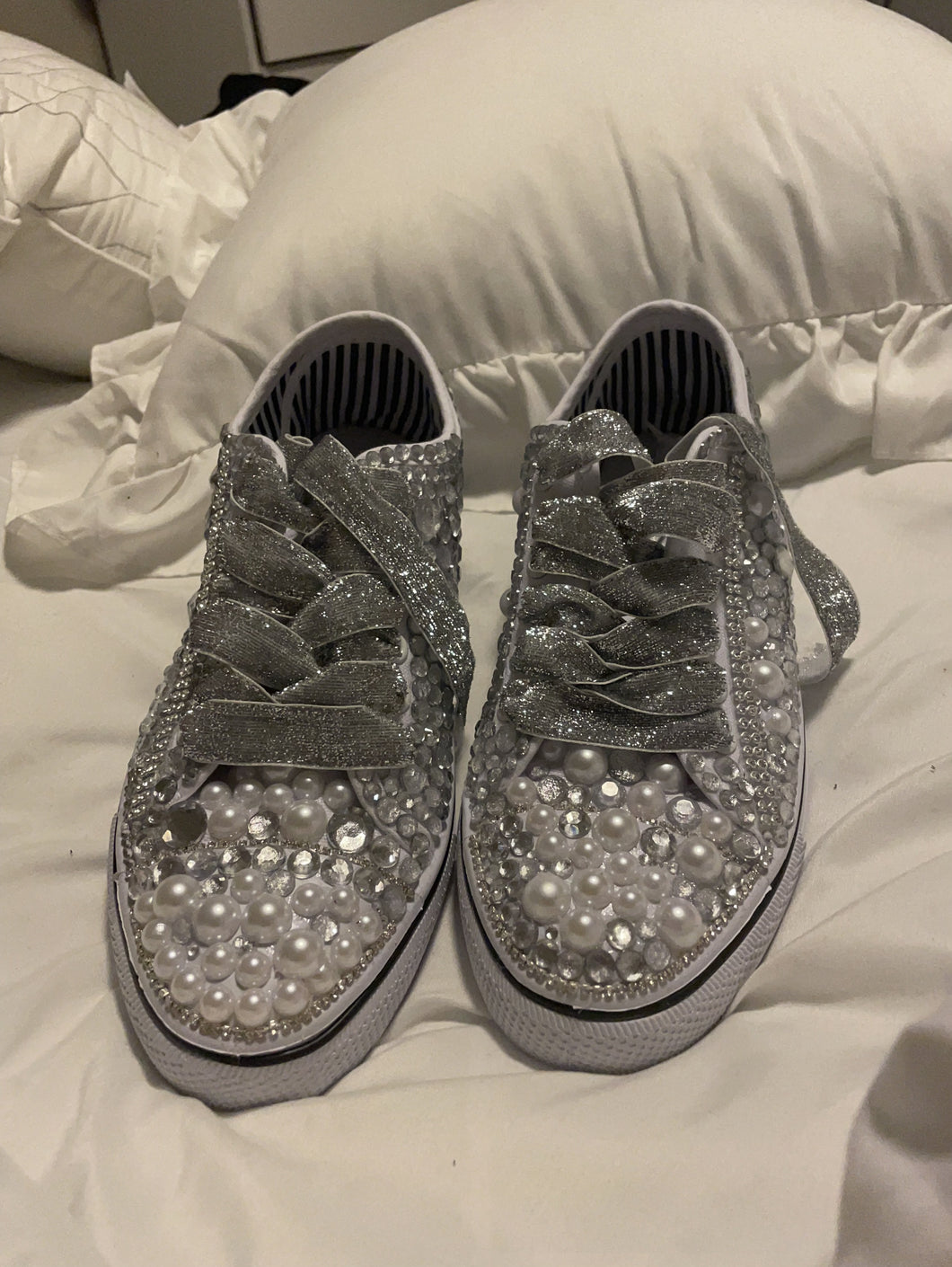 Bling low top shoes