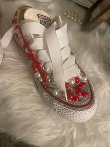 Bling low top shoes