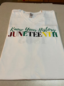 Juneteenth Know Tshirt