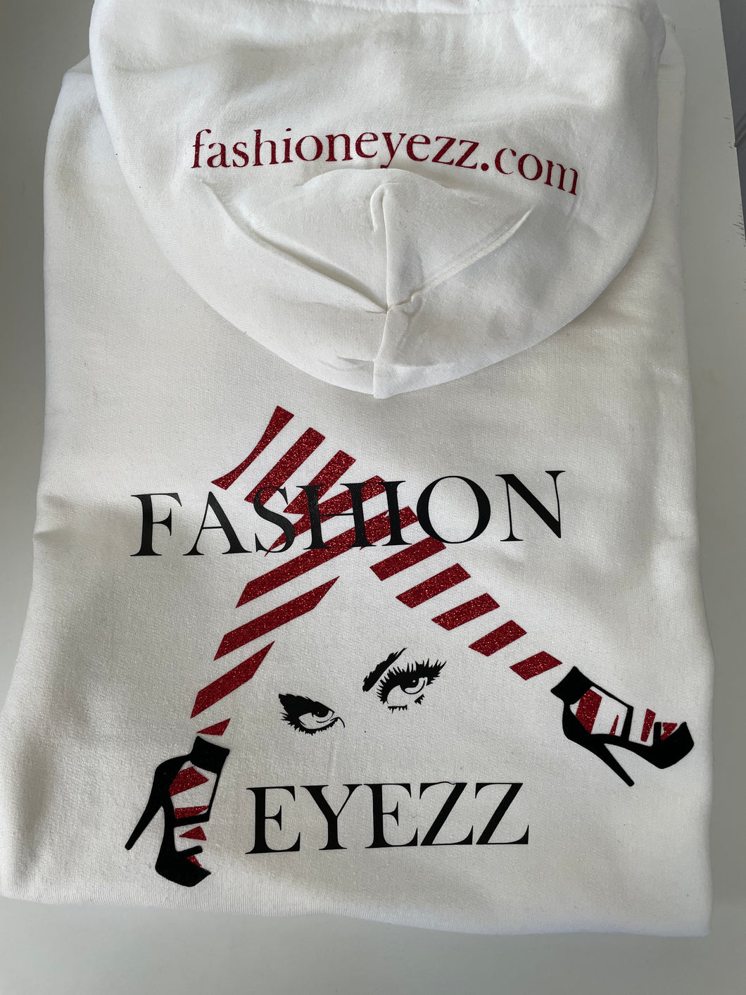 Fashion Eyezz Hoodie red legs